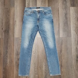 Nudie Jeans Lean Dean Light Wash Mid Stone Comfort 34x34 Slim Fit